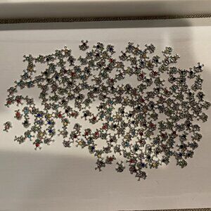 Memory locket floating charms Gemstone kids